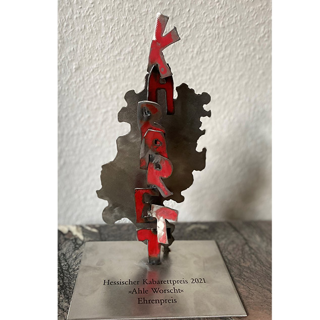 Ehrenpreis des Hessischen Kabarettpreises Oktober 2021