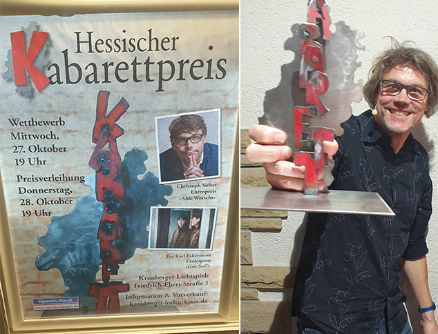 Ehrenpreis des Hessischen Kabarettpreises Oktober 2021