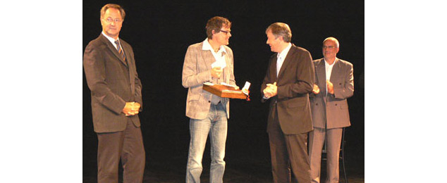 Der Thüringer Kleinkunstpreis 2008 geht an Christoph Sieber.